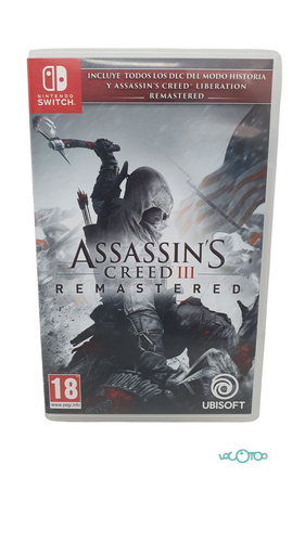 ASSASSINS CREED III REMASTERED NINTENDO SWI
