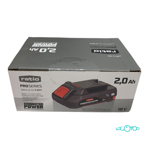 Martillo Batería RATIO R-M20-B 18 V 2.0Ah 1