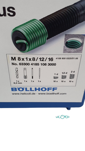 Varios Bricolaje BOLLHOFF HELICOIL PLUS M8X