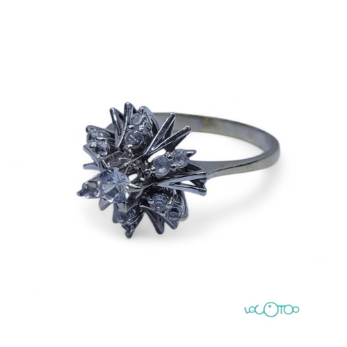 ANILLO ORO BLANCO 18K 