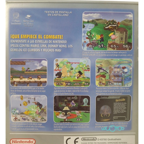 SUPER SMASH BROS MELEE NINTENDO GAMECUBE