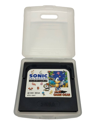 SEGA GAME GEAR SONIC THE HEDGEHOG 