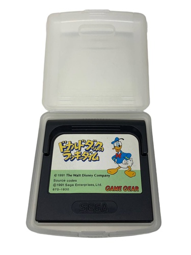 SEGA GAME GEAR DONALD DUCK NO LUCKY 