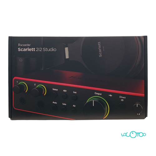 VARIOS MUSICA FOCUSRITE SCARLETT 2I2 STUDIO