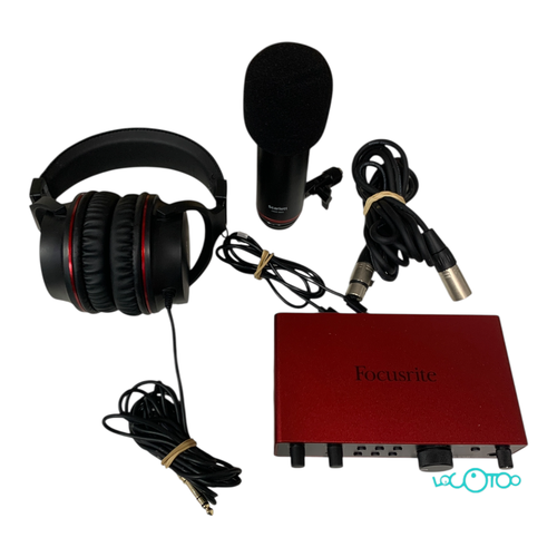 VARIOS MUSICA FOCUSRITE SCARLETT 2I2 STUDIO