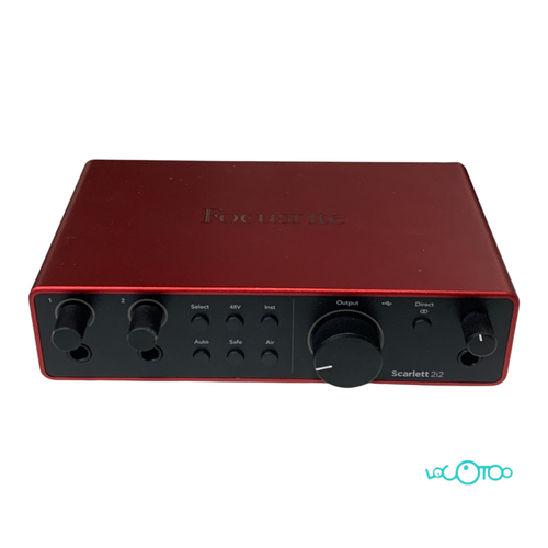 VARIOS MUSICA FOCUSRITE SCARLETT 2I2 STUDIO