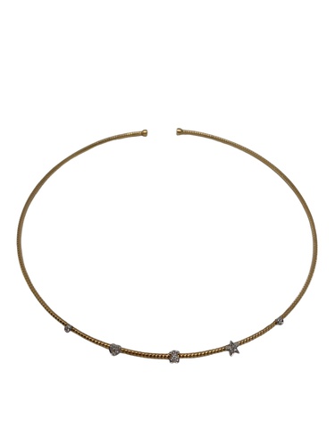 GARGANTILLA TOUS DE ORO 18K CON DIAMANTES T