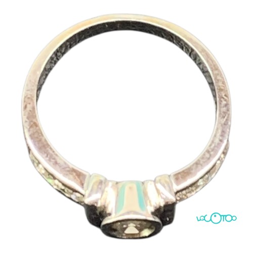 Anillo Oro ANILLO ORO BLANCO CON BRILLANTE 