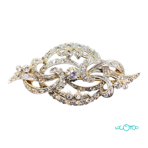 Varios Joyería Oro BROCHE ORO 18K C/PIEDRA 