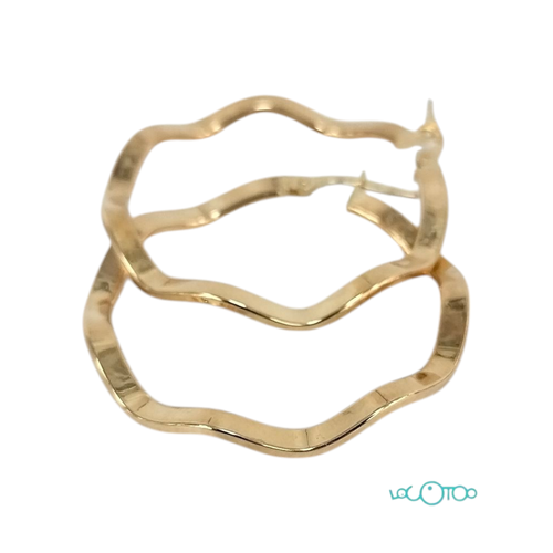 PENDIENTES ARETAS ORO 18K