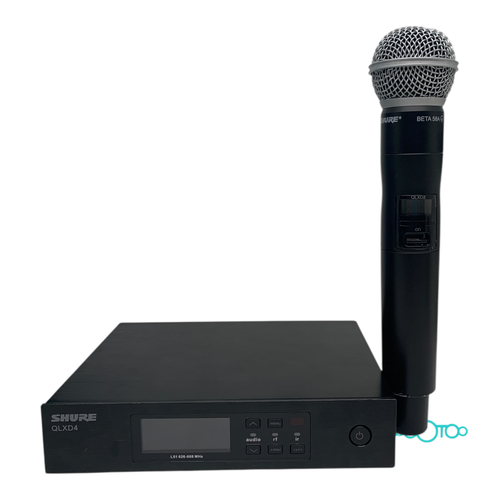 MICROFONO SHURE QLXD4 + BETA 58A