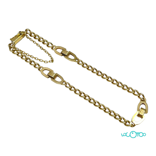 Pulsera Oro CON CADENA 19cm 9.2 Gramos