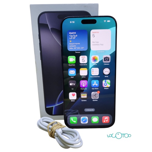 APPLE IPHONE 16 PRO MAX 8GB 256GB SEGUNDA M