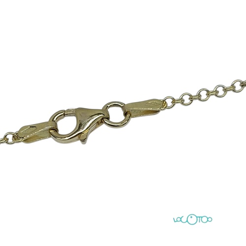 Cadena Oro CON 4 COLGANTES EN FORMA DE HOJA