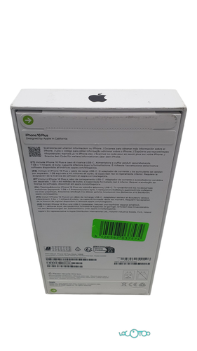 Smartphone APPLE IPHONE 16 PLUS Libre 6,69"