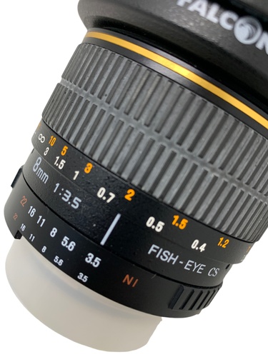 Objetivo FALCON 8 MM FISH-EYE