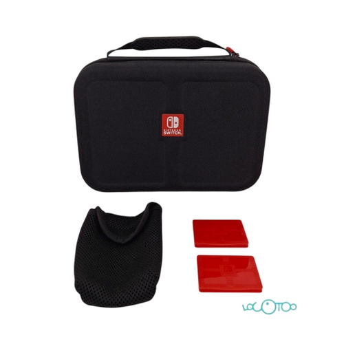 FUNDA NINTENDO SWITCH + 2 ESTUCHES PARA CAR