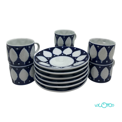 Cerámica SARGADELOS F73 JUEGO DE CAFÉ 6 SER