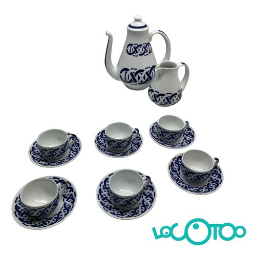 Cerámica SARGADELOS JUEGO DE CAFE 6 SERVICI