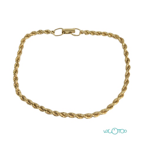 PULSERA DE ORO DE 18K CON LOS ESLABONES TRE