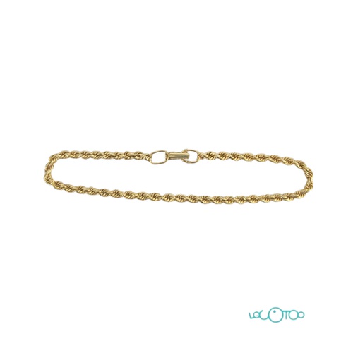 PULSERA DE ORO DE 18K CON LOS ESLABONES TRE