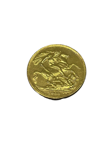 Moneda de oro. Soberano de 1900. Oro 22k
