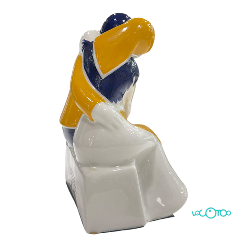 CERAMICA GALOS PAREJA ENAMORADOS