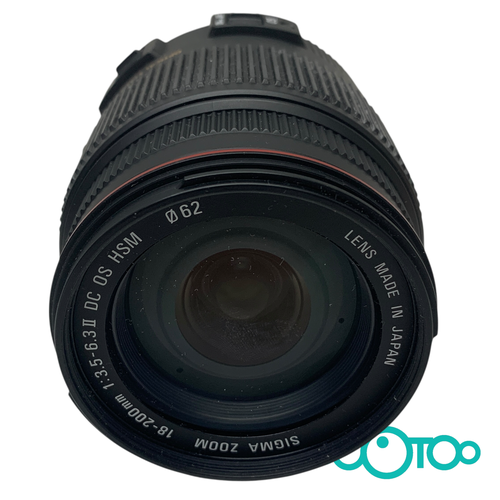 OBJETIVO SIGMA 18-200MM F3.5-6.3 II DC OS 6