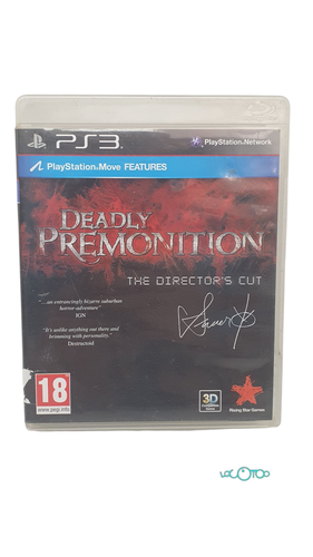 Videojuego SONY PS3 DEADLY PREMONITION THE 