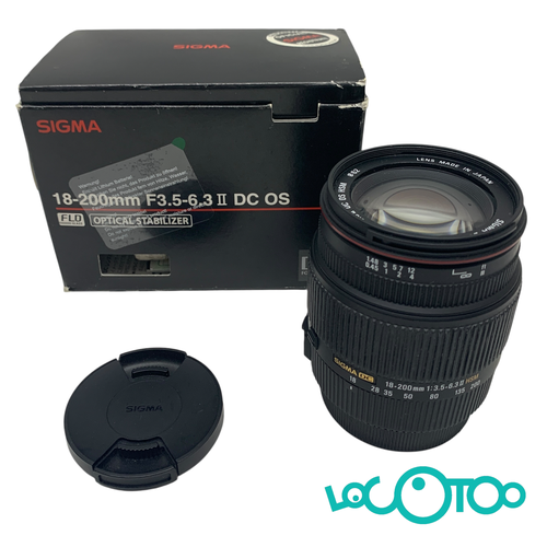 OBJETIVO SIGMA 18-200MM F3.5-6.3 II DC OS 6