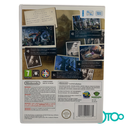Videojuego WII MYSTERY CASE FILES WII