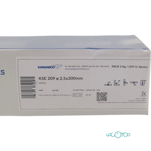 ELECTRODOS KANGAROO KSE 209 2.5X300MM (6041