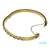 Pulsera Oro 18Kt RIGIDA CON TRENZADO
