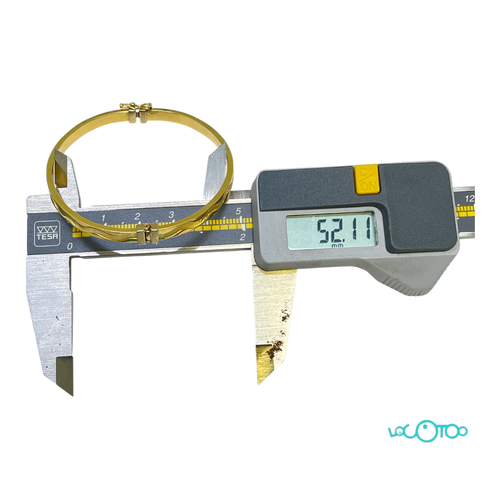 Pulsera Oro 18Kt RÍGIDA ONDAS