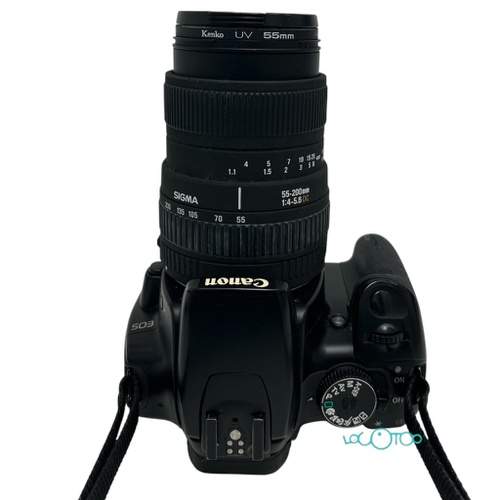 Canon EOS 400D + Objetivo Sigma 55-200mm