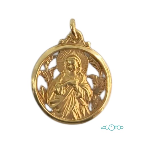 COLGANTE ORO 18K CON VIRGEN
