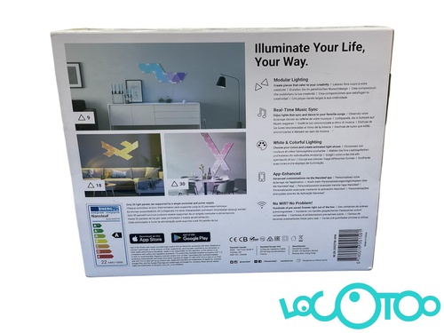  NANOLEAF LIGHT PANELS SMARTER KIT 