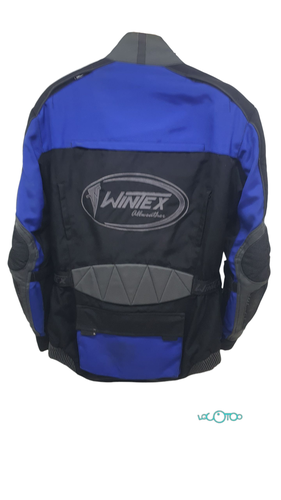 Chaqueta Moto WINTEX NEGRO Y AZUL Talla M H