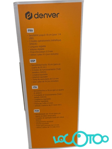 DETECTOR DE METALES DENVER DETECTOR METALES