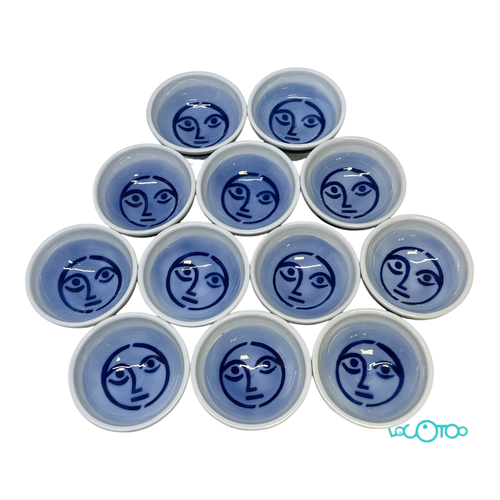 Cerámica SARGADELOS JUEGO DE VINO DE 12 SER