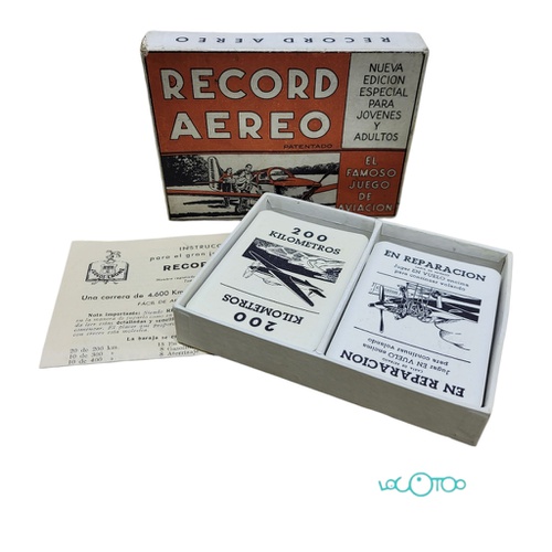 JUEGO DE CARTAS RECORD AEREO