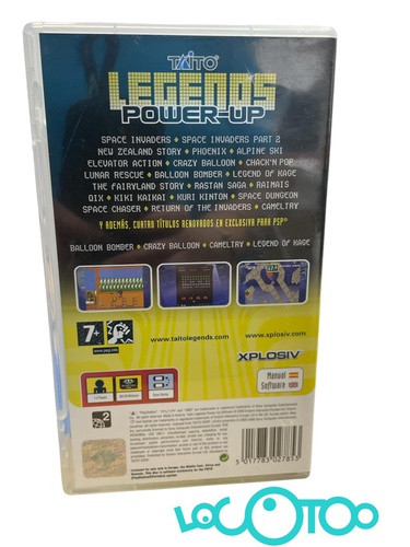 TAITO LEGENDS POWER UP PSP
