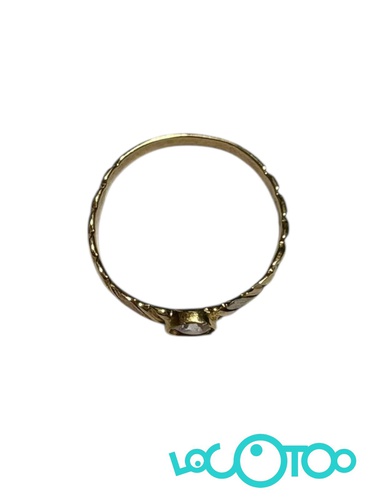 ANILLO DE ORO 18K CON CIRCONITA