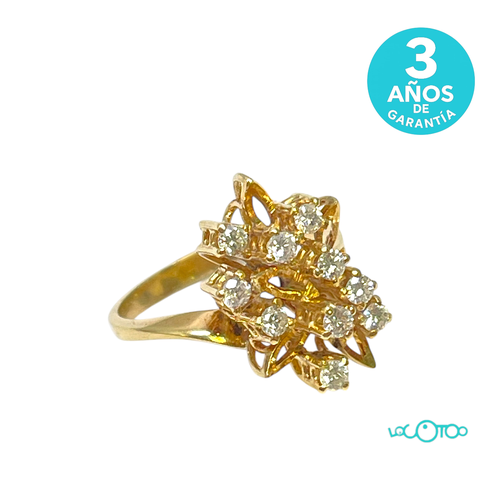 SORTIJA ORO 18Kt CON BRILLANTES