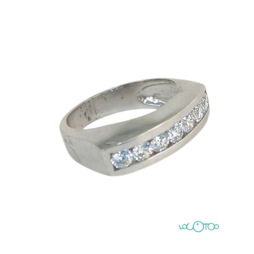 ANILLO OROBLANCO 18K