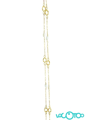 CADENA DE ORO CON 6 PERLAS