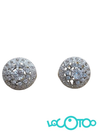 PENDIENTES ORO 18K CON PIEDRAS