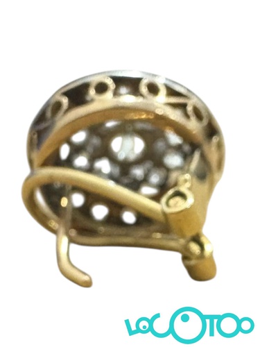 PENDIENTES ORO 18K CON PIEDRAS