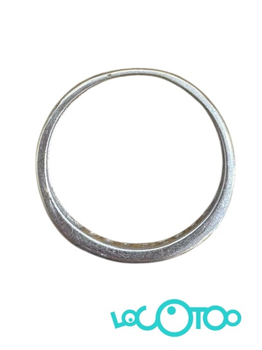 ANILLO ORO BLANCO 14K CON PIEDRAS