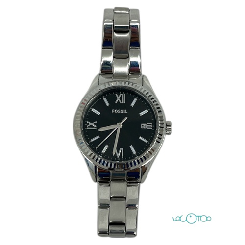 Reloj Fossil BQ3637 Negro y Plateado